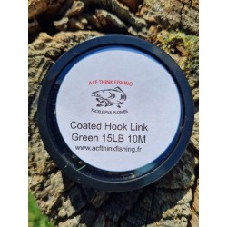 Coated Hook Link Camo Green...